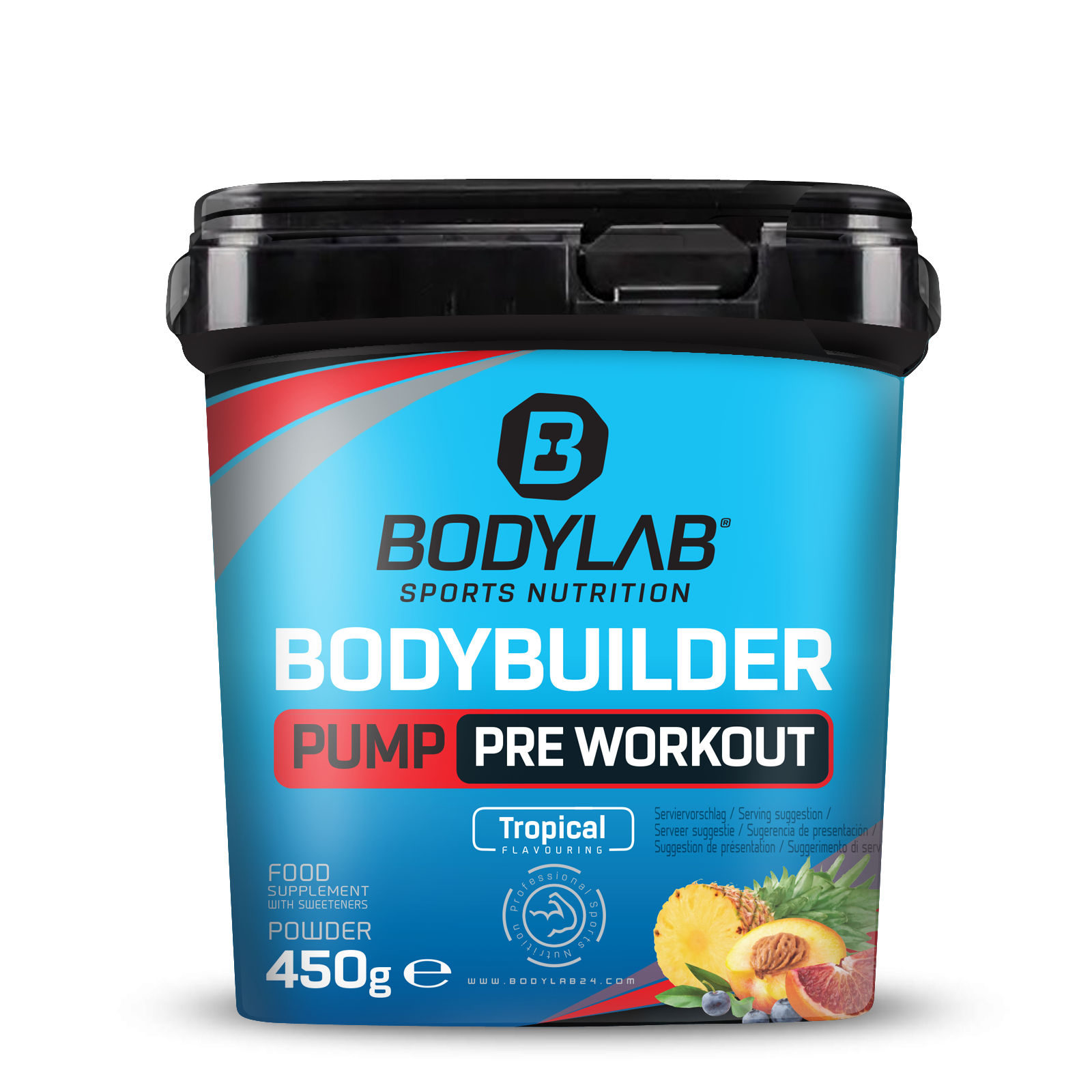 Bodybuilder Pump Pre Workout (450g) Tropical