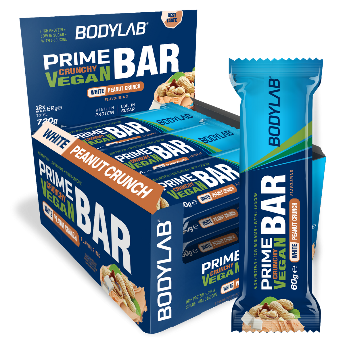 Prime Crunchy Vegan Bar (12x60g)