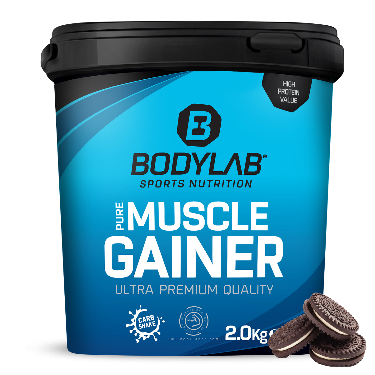 Pure Muscle Gainer (2000g) Cookies & Cream