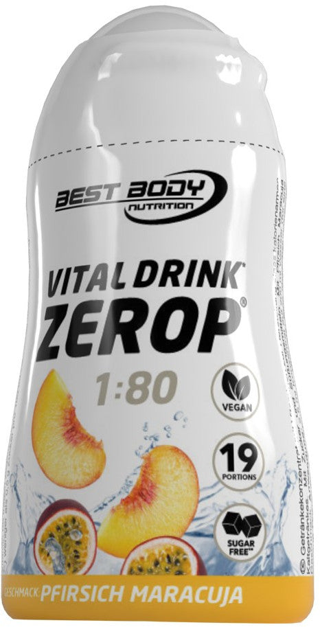 Vital Drink Zerop (48ml) Pfirsich Maracuja