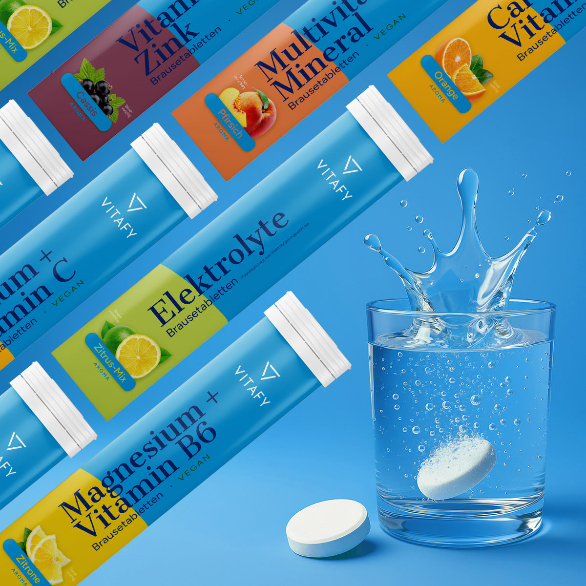 Vitamin B Komplex - Orange (20 Brausetabletten)
