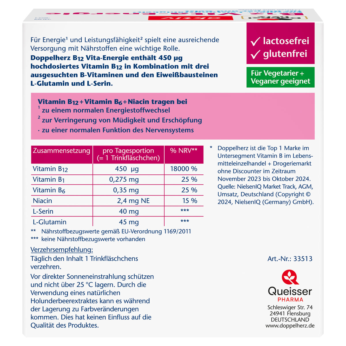 B12 Vita-Energie Trinkampullen (30x10ml)