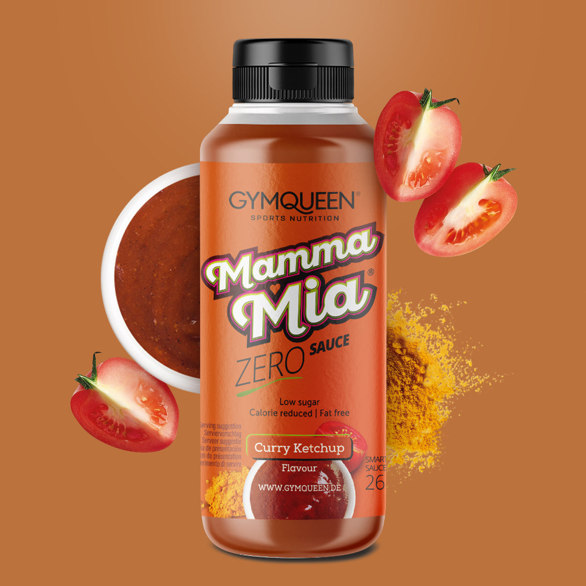 Mamma Mia Zero Saucen (265ml) Curry Ketchup