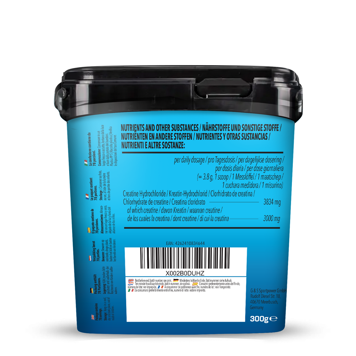 Creatine HCl Powder (300g)