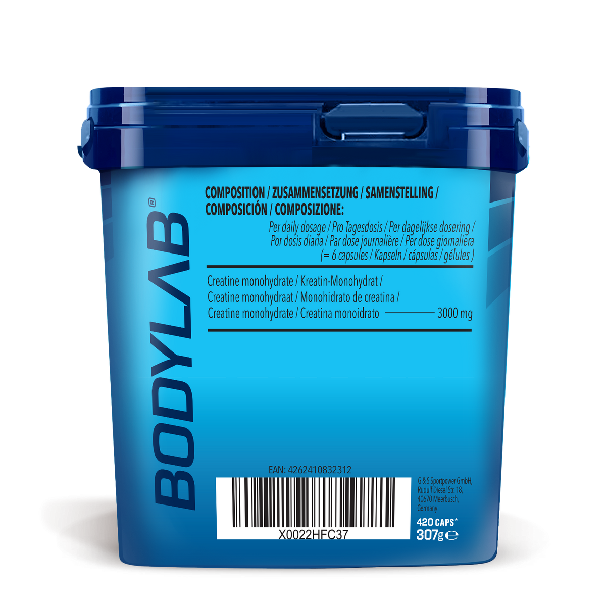 BIG PACK Creatine Monohydrate (420 Kapseln)
