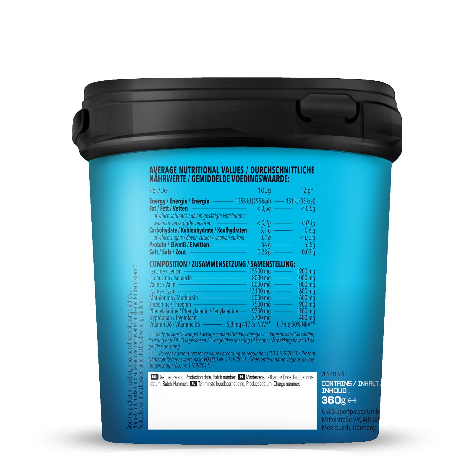 EAA Essential Amino Acids (360g) Wassermelone