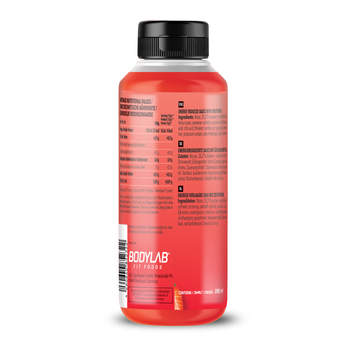 Zero Sauce (265ml) Erdbeere