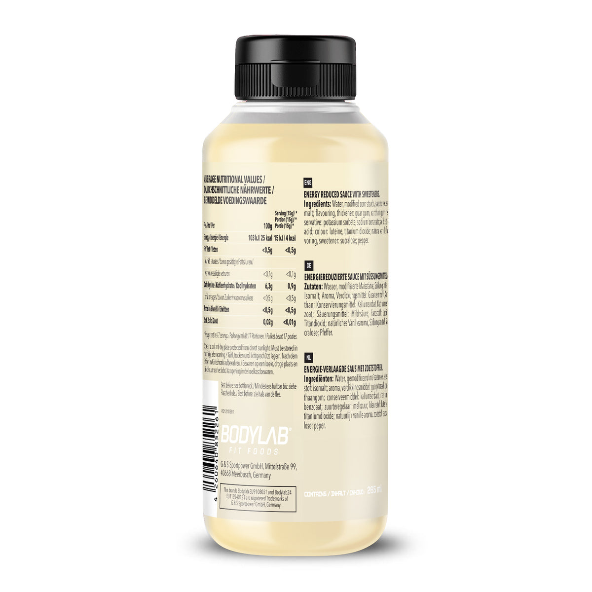 Zero Sauce (265ml) Vanille