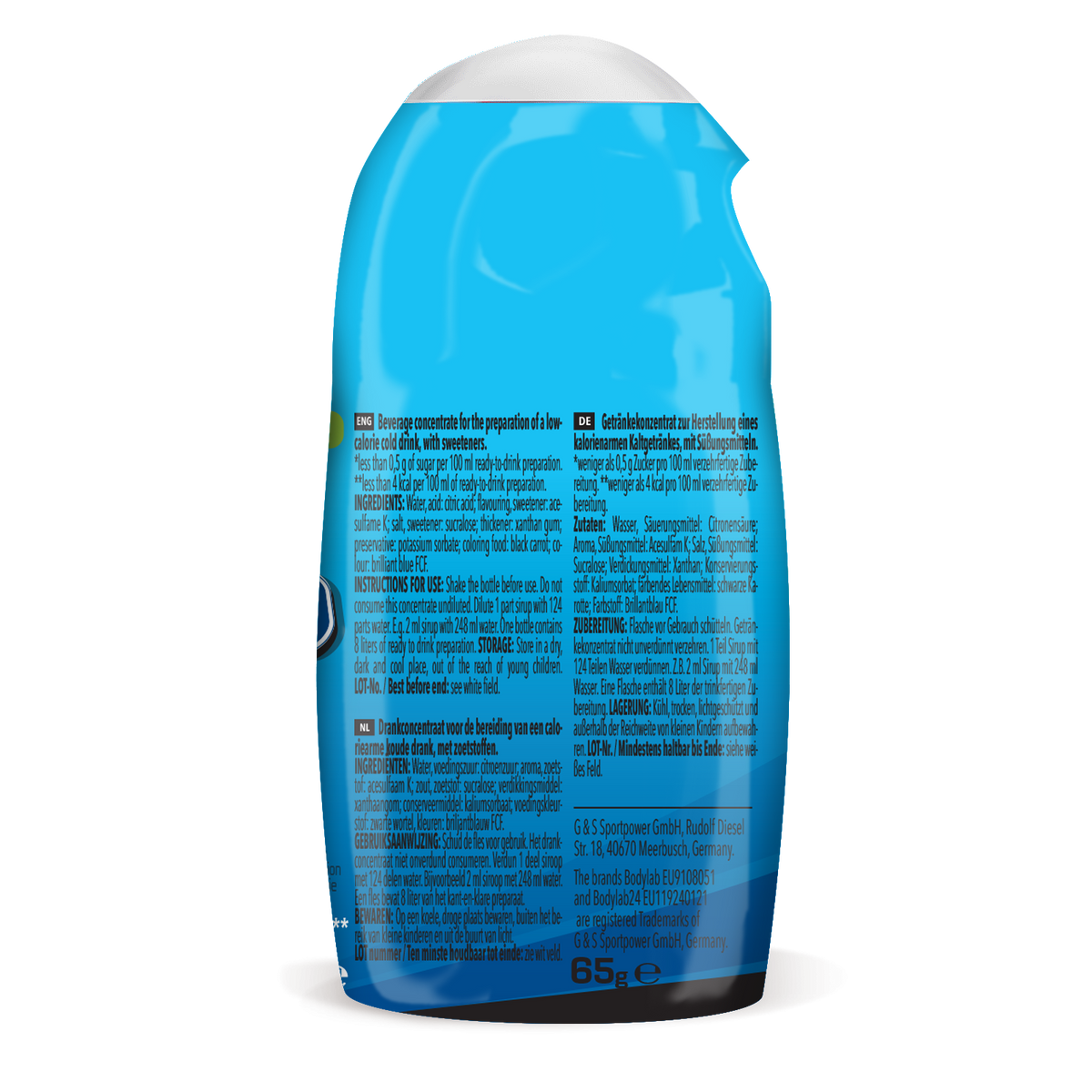 ZERO Sirup BOMB (65ml) Blaubeere
