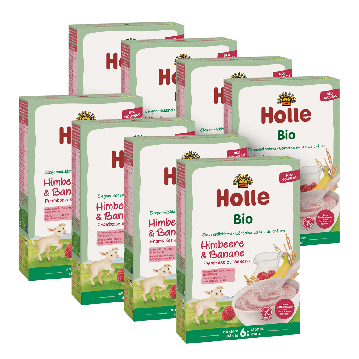 Bio-Milchbrei aus Ziegenmilch ab dem 6. Monat (8x200g)