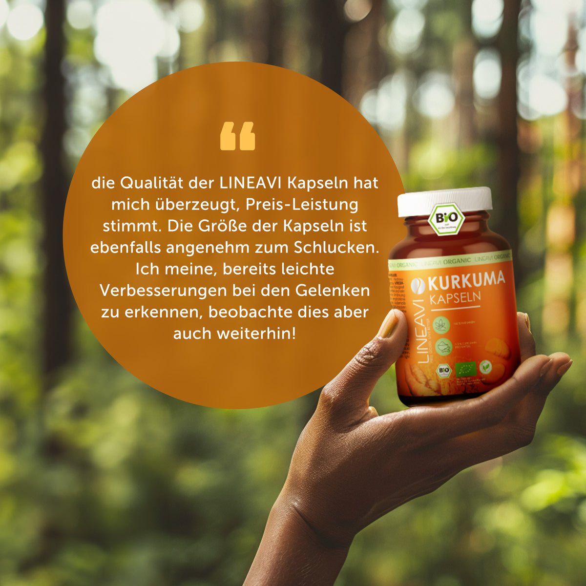 Bio Kurkuma Kapseln (180 Kapseln)