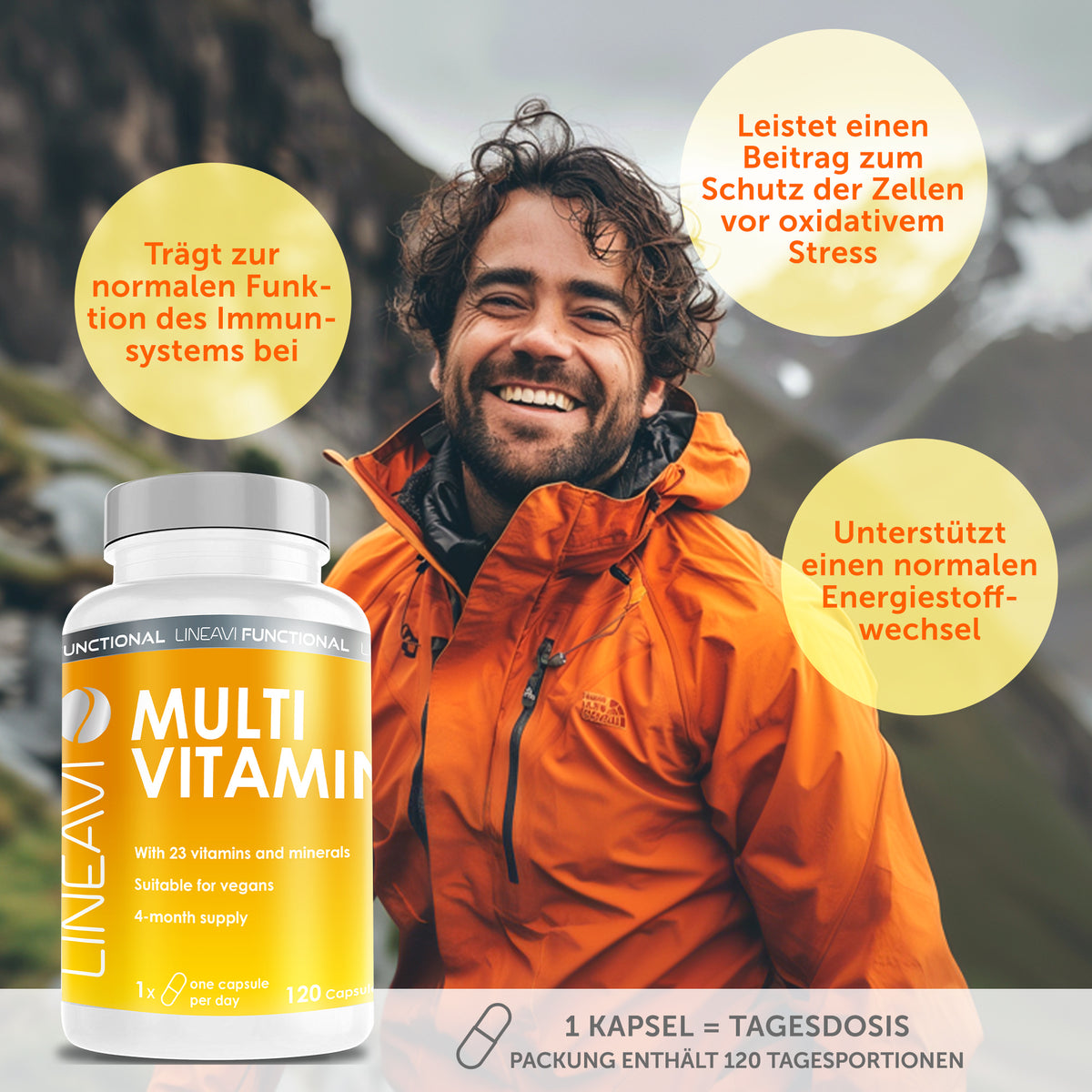 Doppelpack: 2x Multivitamin (2x120 Kapseln)