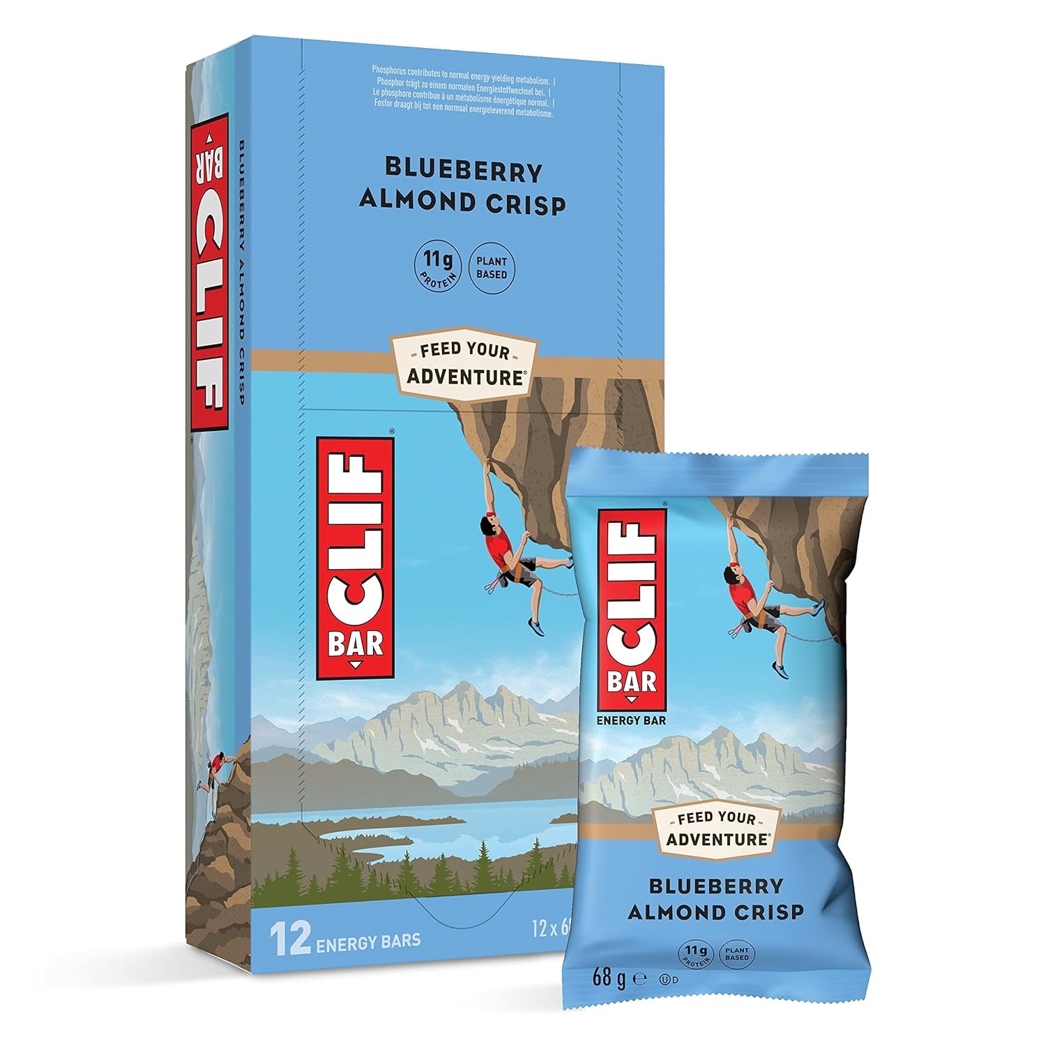 Clif Bar (12x68g) Blueberry Crisp