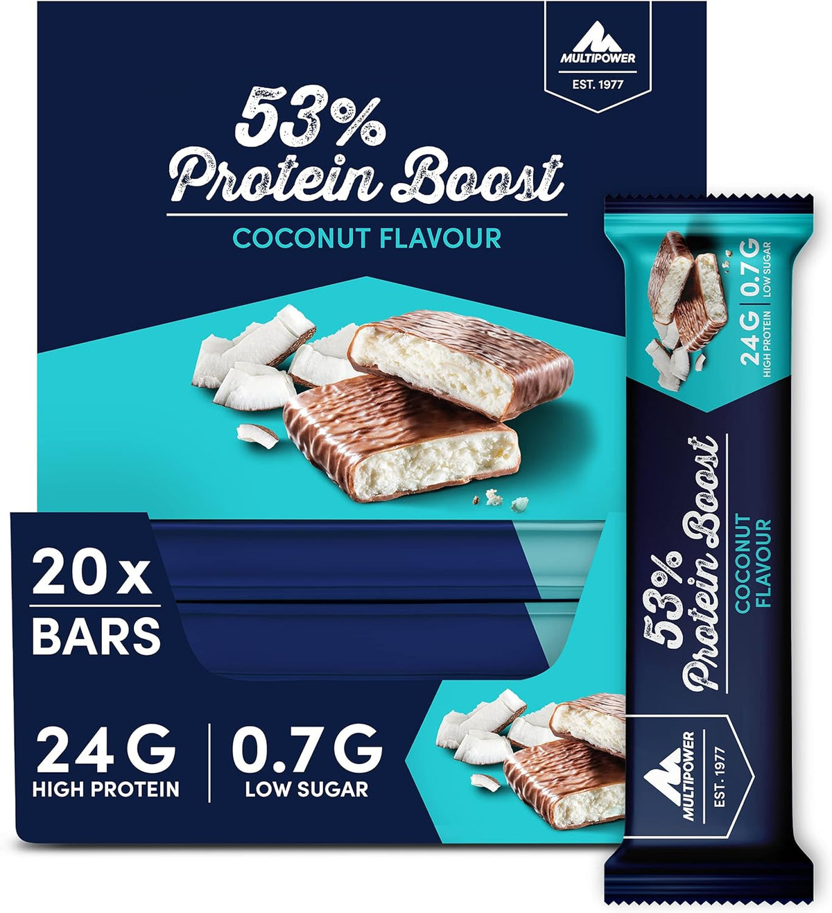 53% Protein Boost Bar (20x45g) Coconut