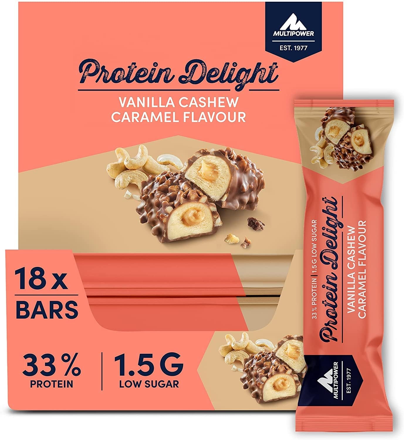 Protein Delight (18x35g) Cashew Caramel