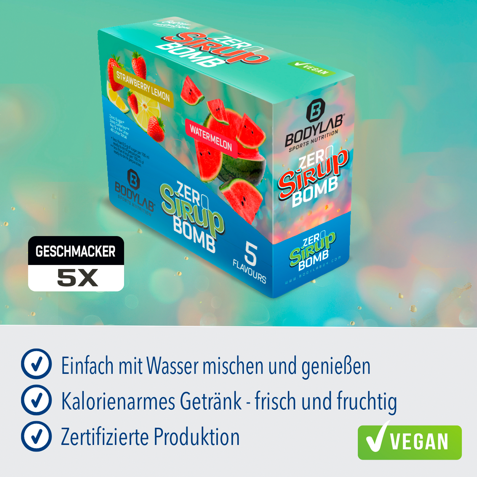 ZERO Sirup BOMB 1.0 - 4.0 Box  (5x65ml) Mixed Box 1