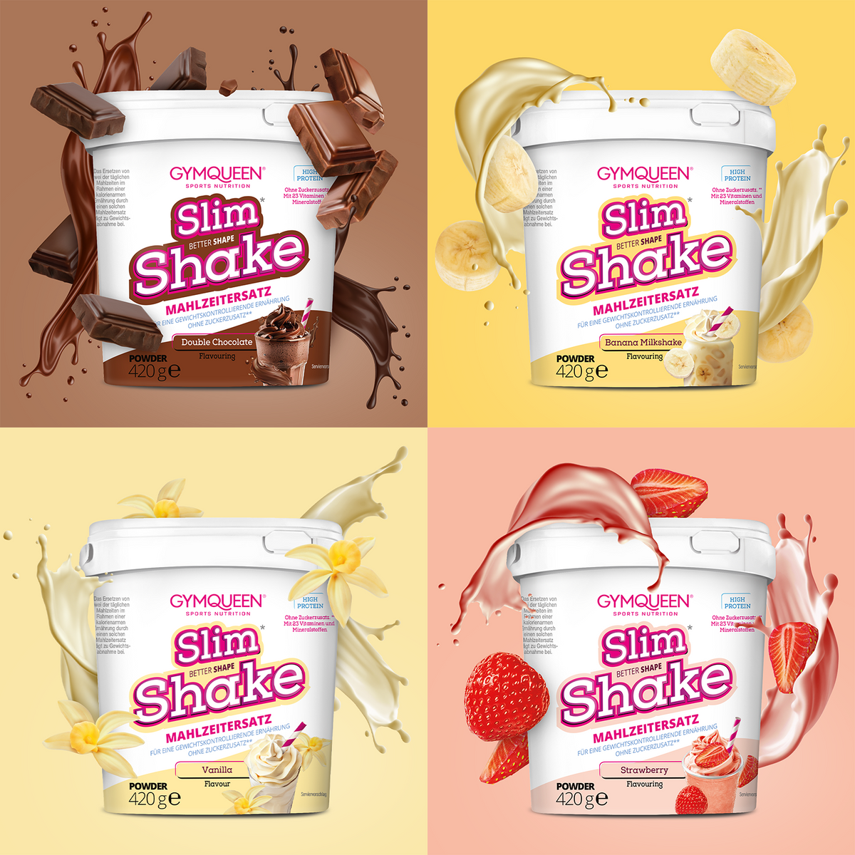 Slim Shake 4er Pack