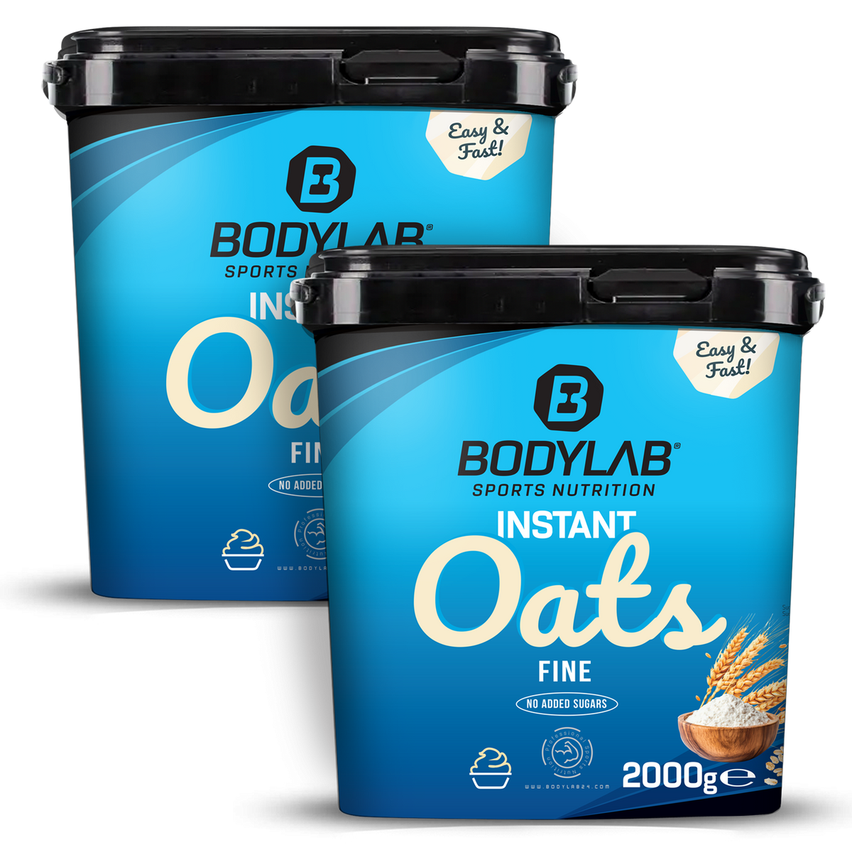 2 x Instant Oats fine (je 2000g)