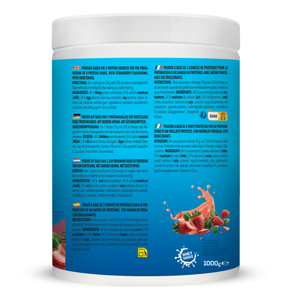 3K-Protein (1000g) Strawberry Heaven