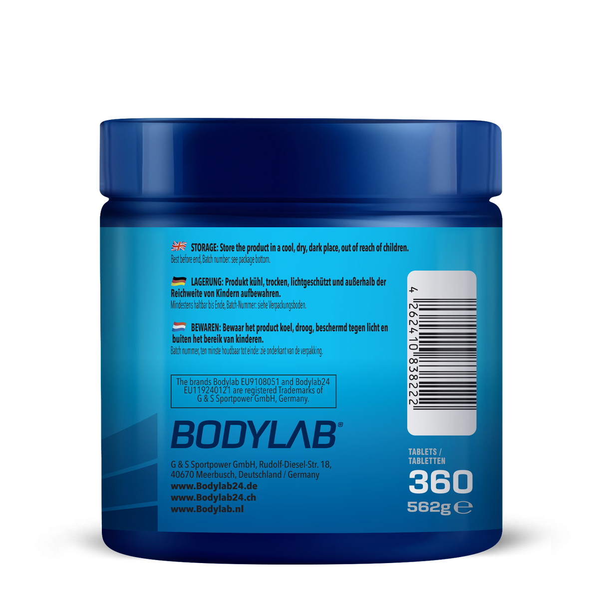 100% Magnesium Bisglycinat (360 Tabletten)