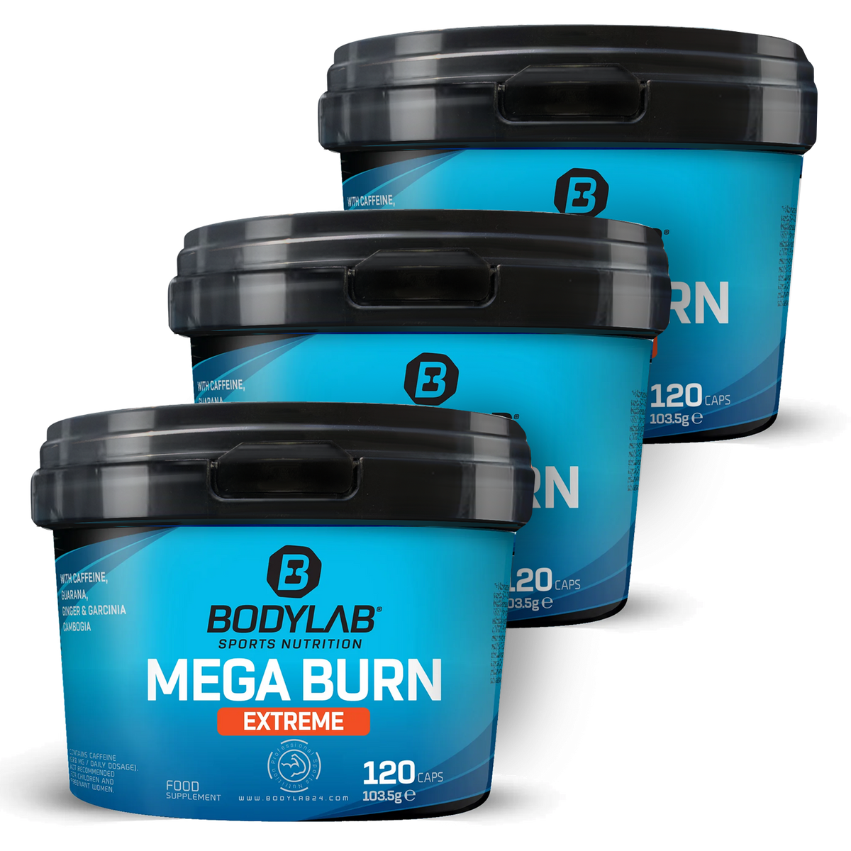 3 x Mega Burn Extreme (je 120 Kapseln)