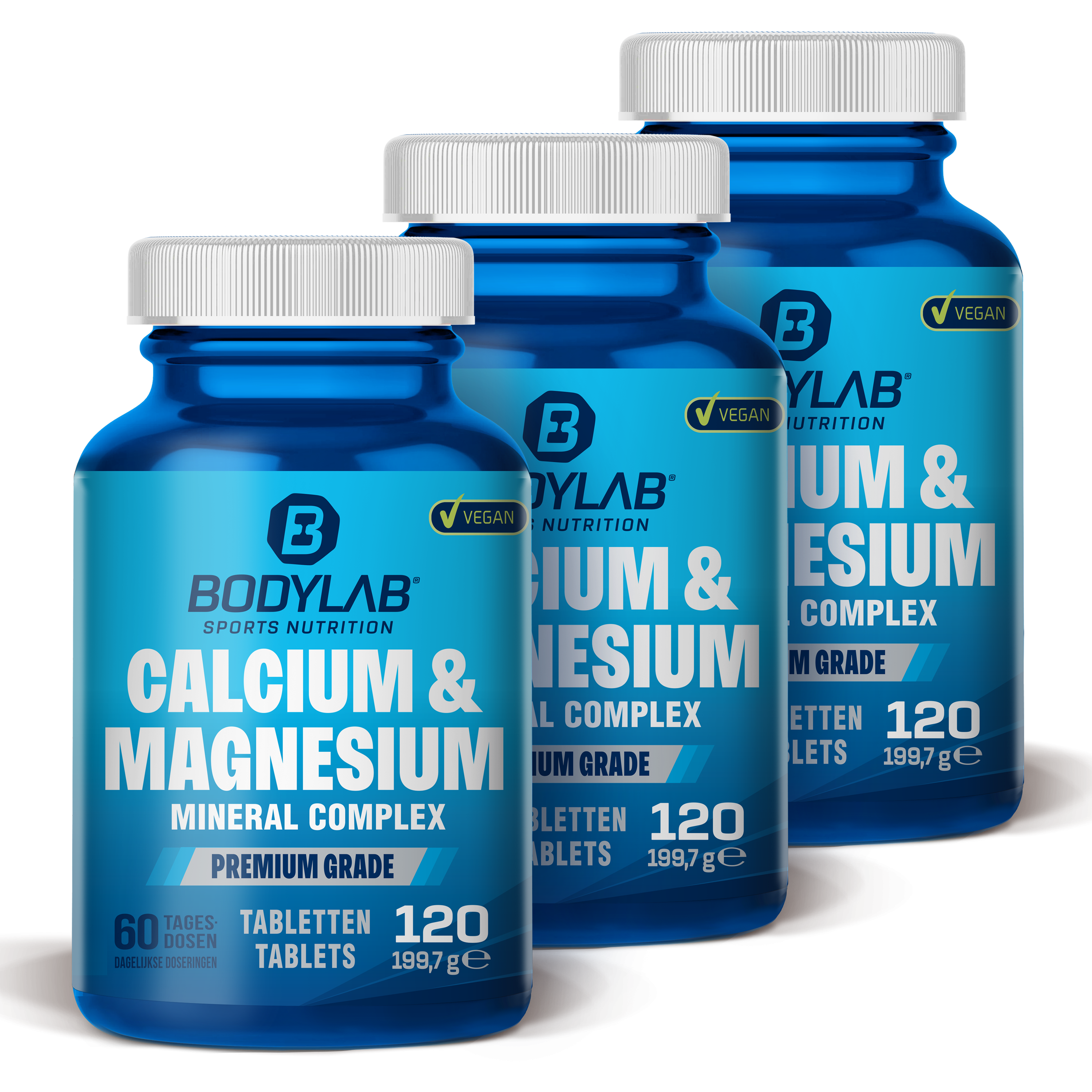 3 x Calcium & Magnesium Complex (120 Tabletten)