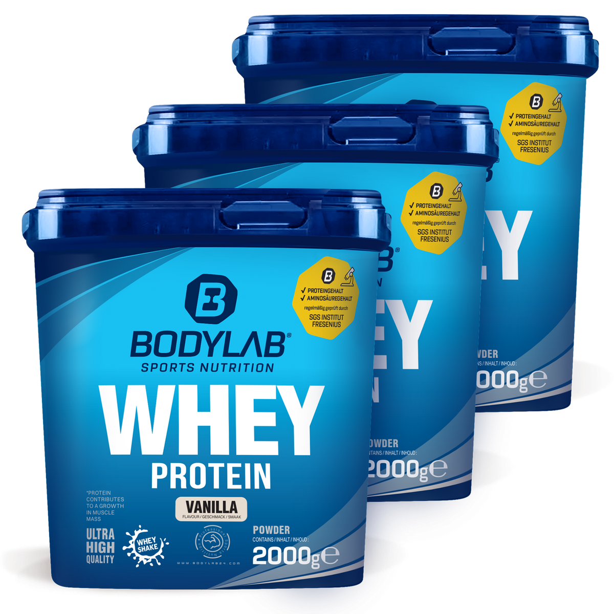 3 x Whey Protein (2000g)