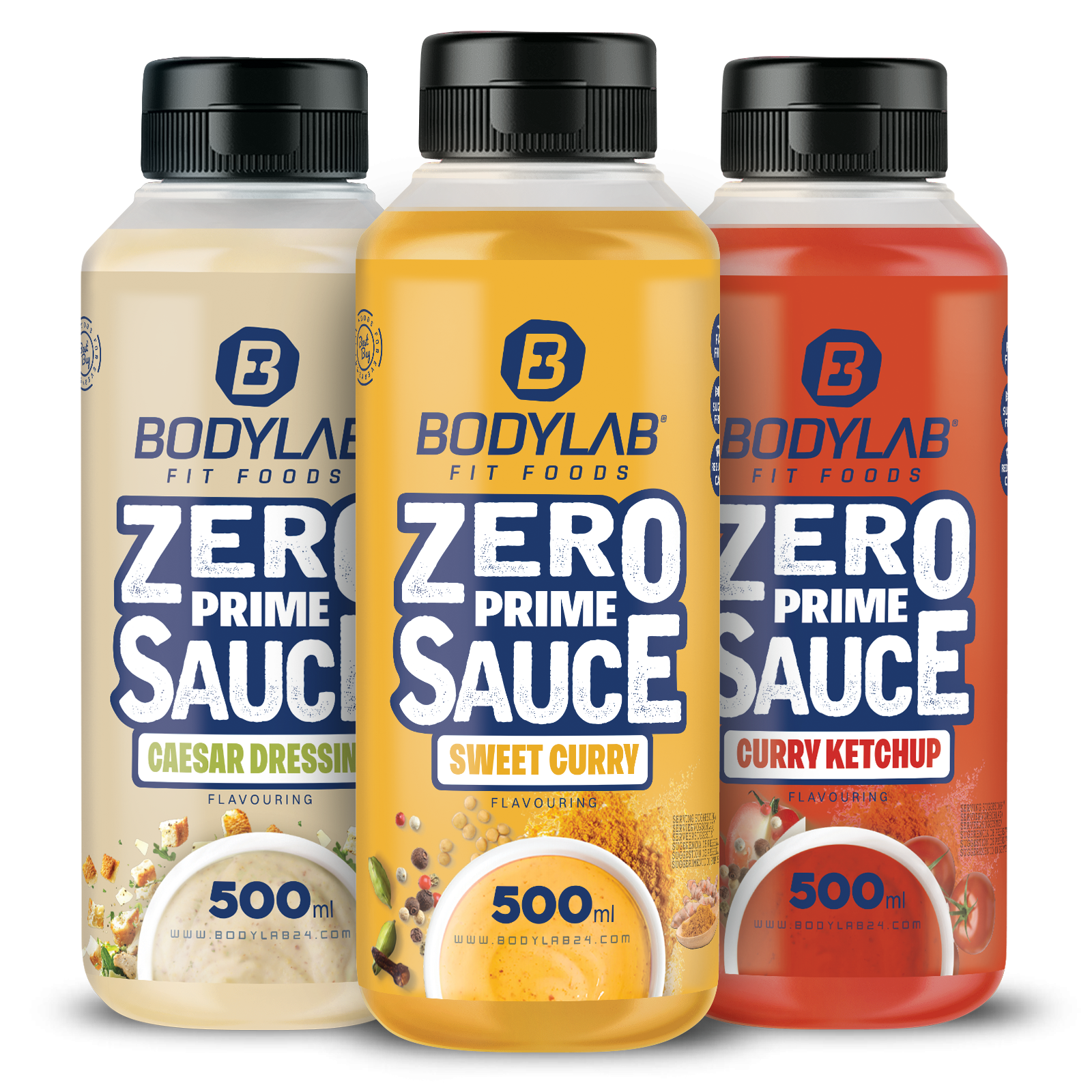 3 x ZERO PRIME Saucen (je 500ml)