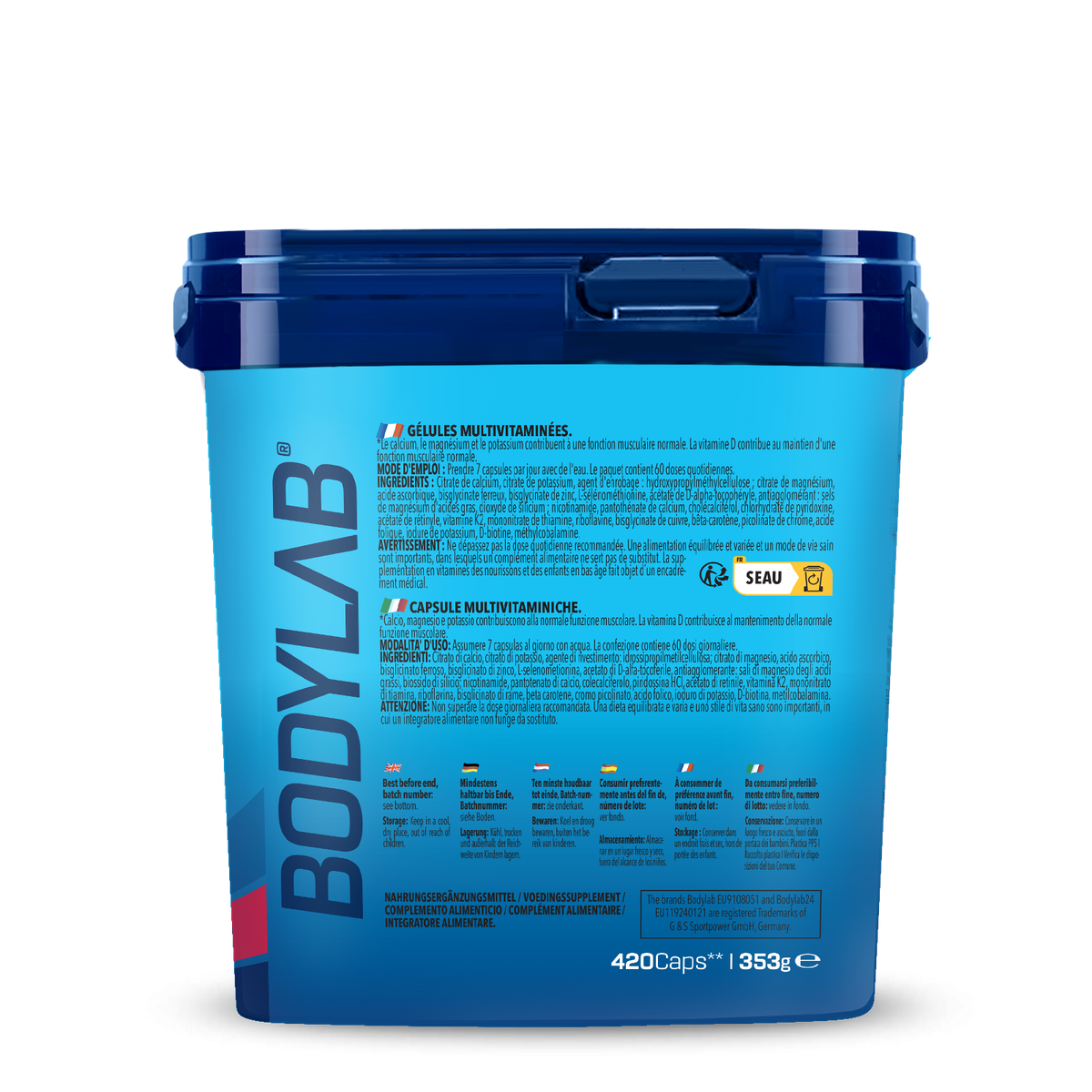 BIG PACK Bodybuilder Stack 2.0 (420 Kapseln)