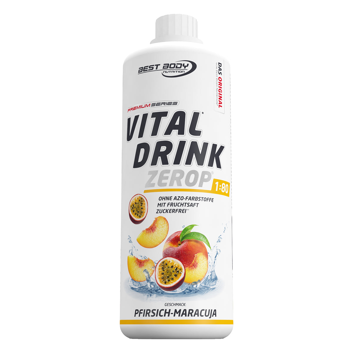 Vital Drink Zerop (1000ml) Pfirsich Maracuja