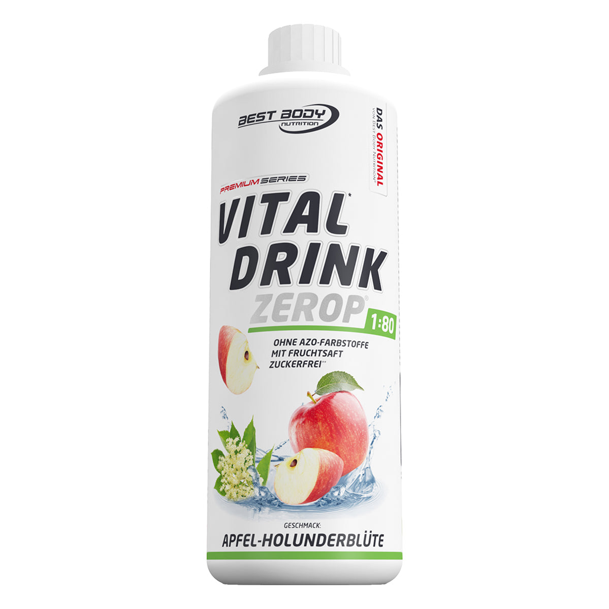 Vital Drink Zerop (1000ml) Apfel-Holunderblüte