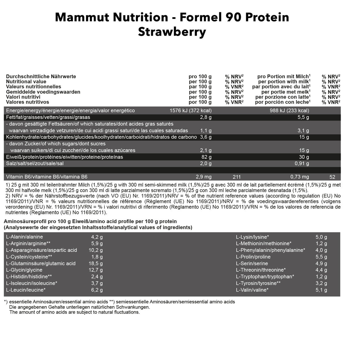 Formel 90 Protein (3000g) Erdbeer