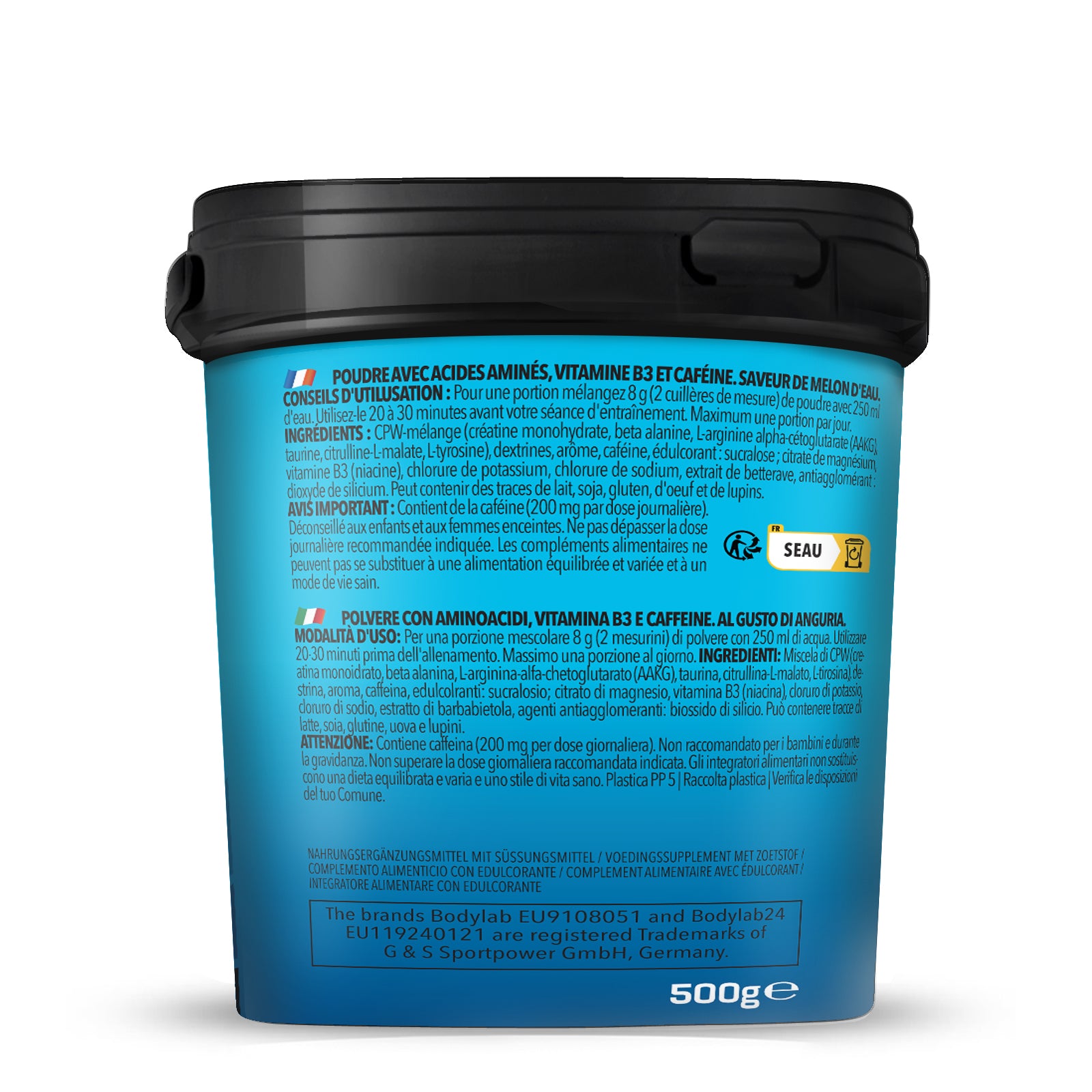 Concentrated Pre Workout (500g) Wassermelone