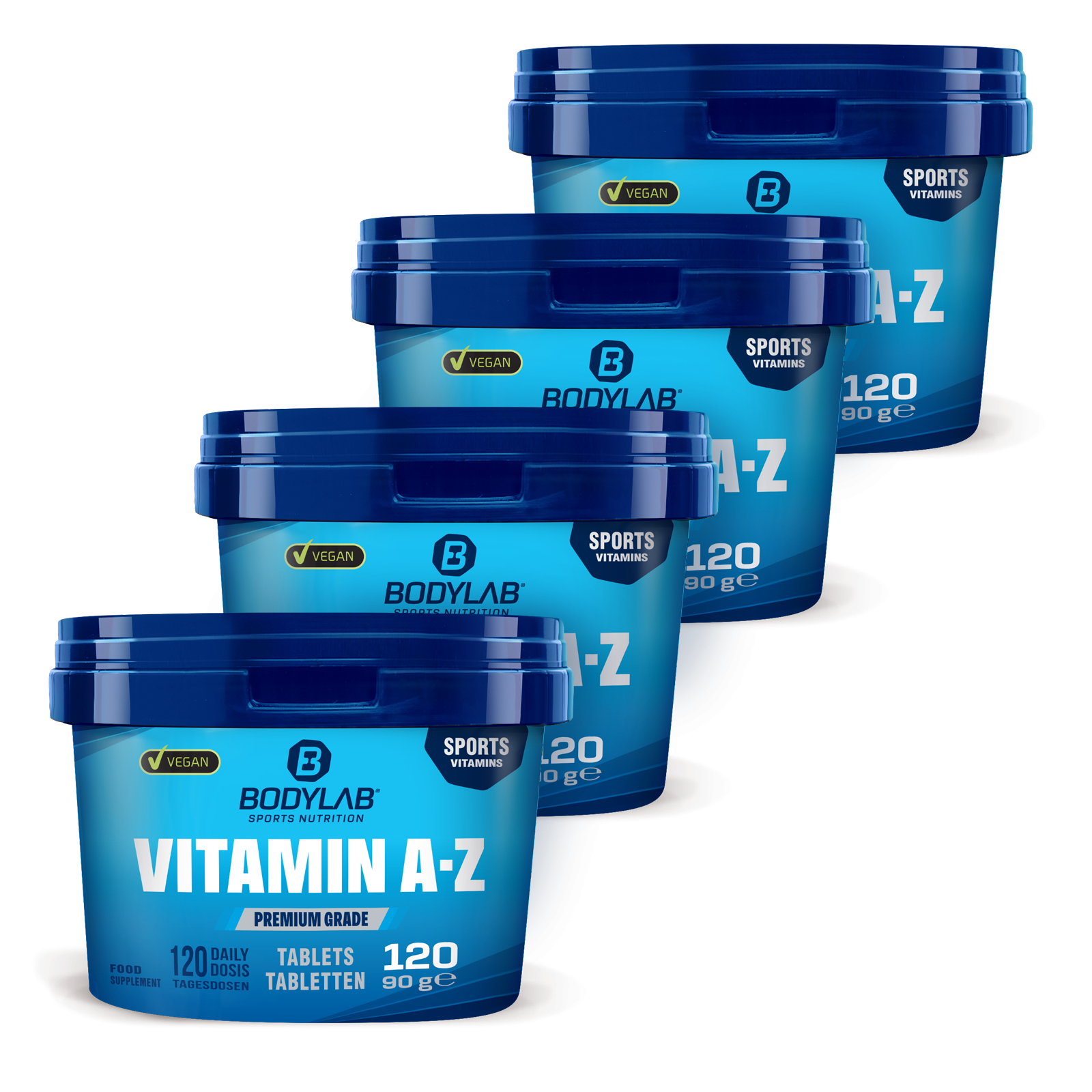 4 x Vitamin A-Z (je 120 Tabletten)