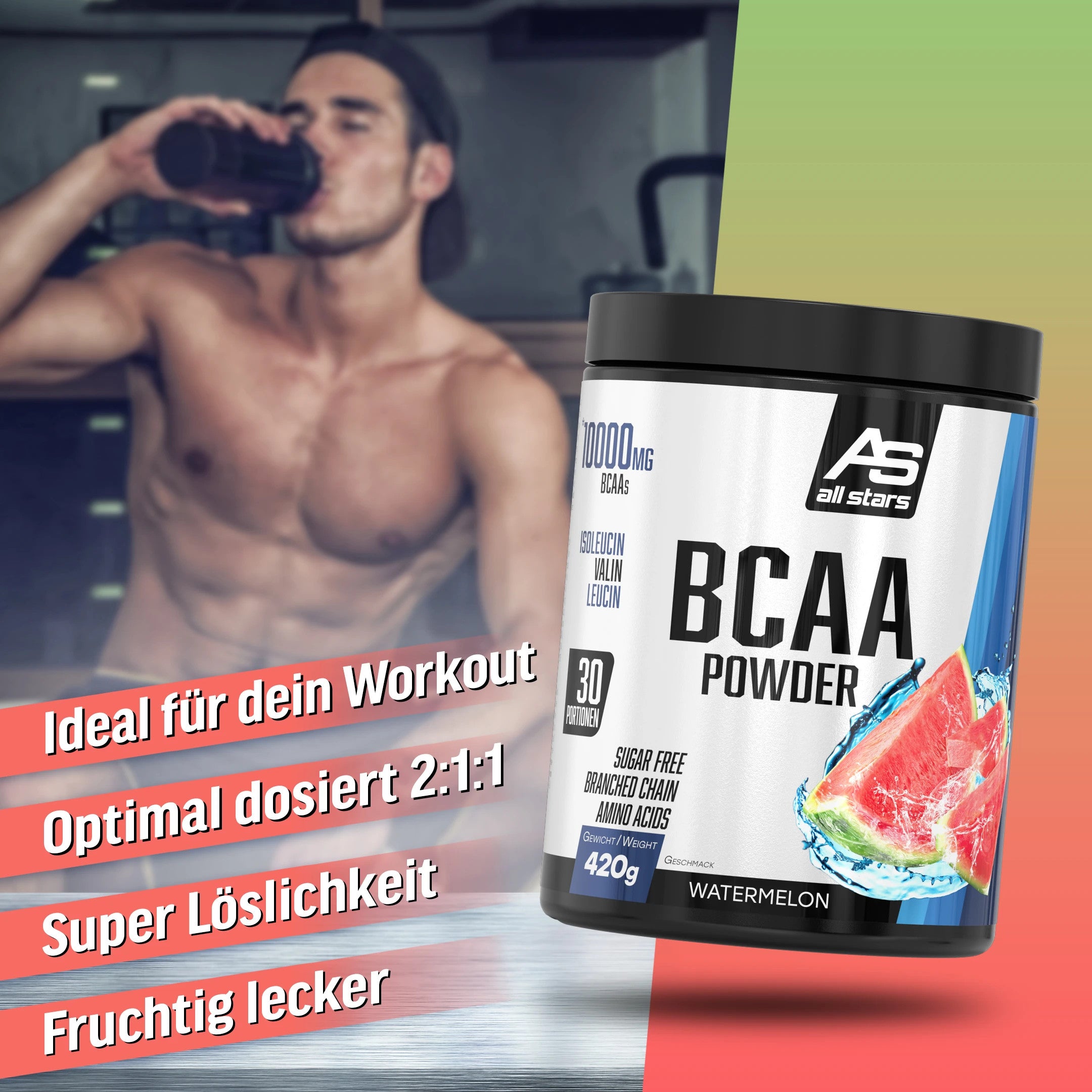 BCAA Powder (420g) Watermelon