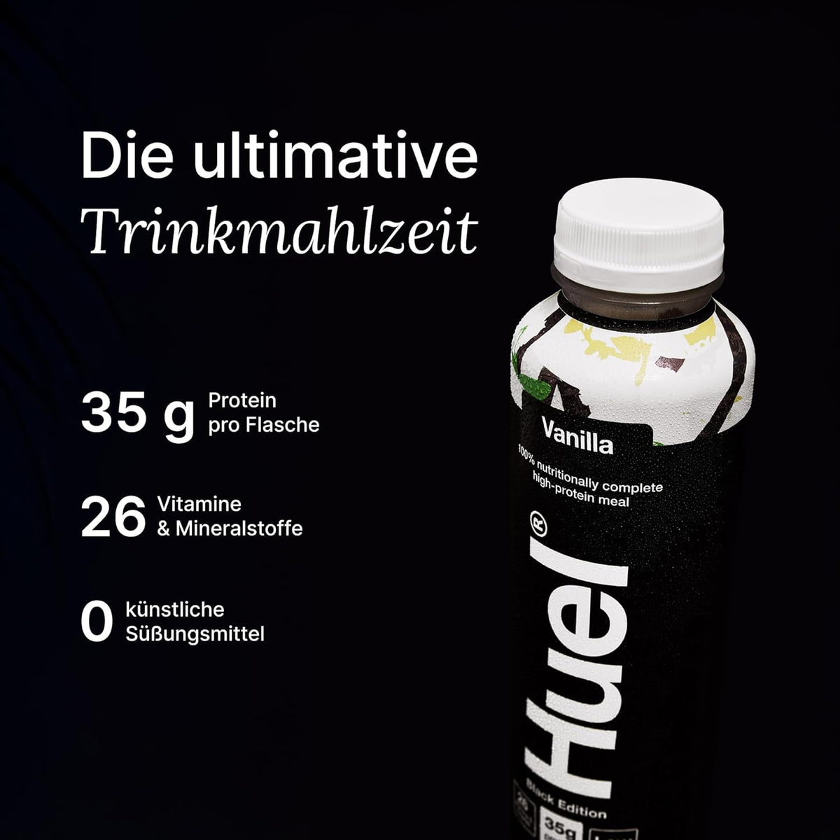 Huel Black Edition Trinkmahlzeit (8x500ml) Vanilla