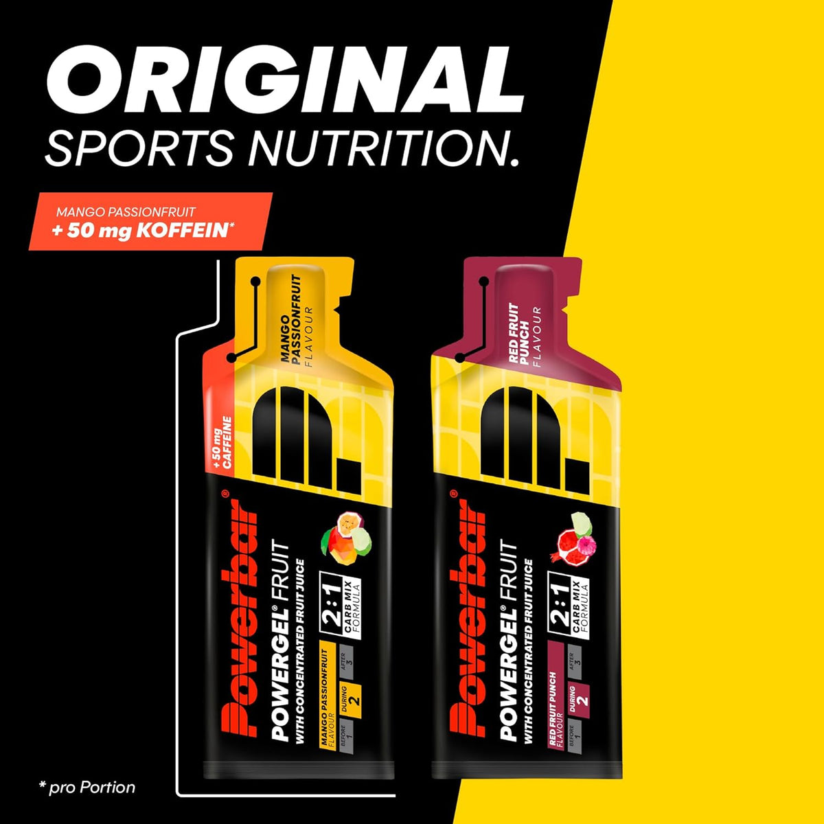 PowerGel Original (41g) Mango-Passionfruit mit Koffein