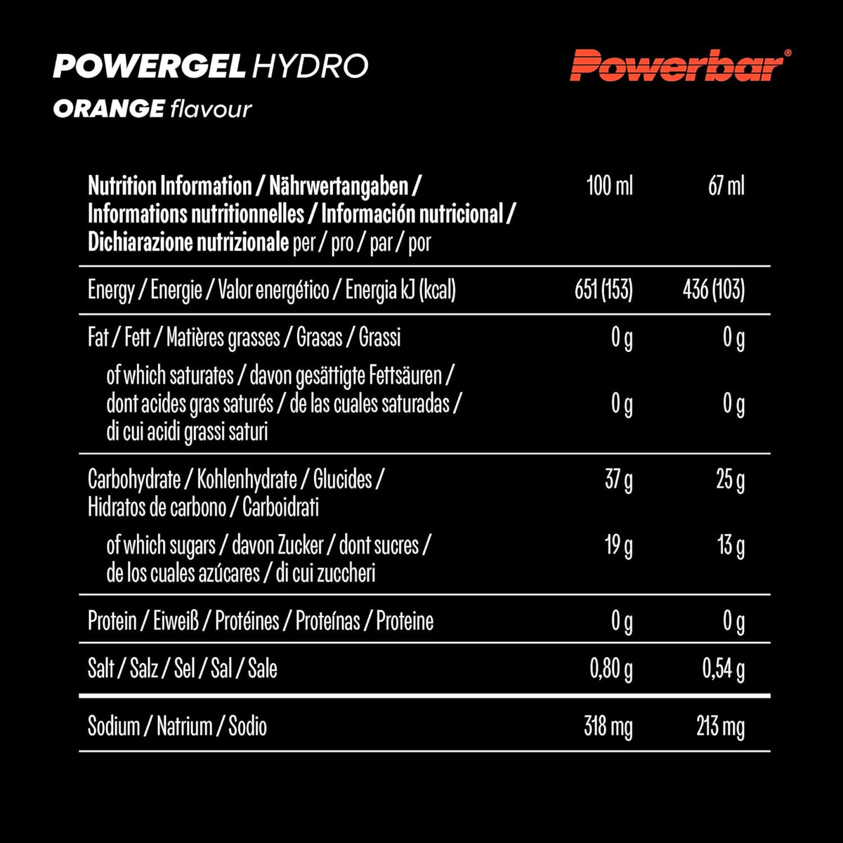 PowerGel Hydro (24x67g) Orange