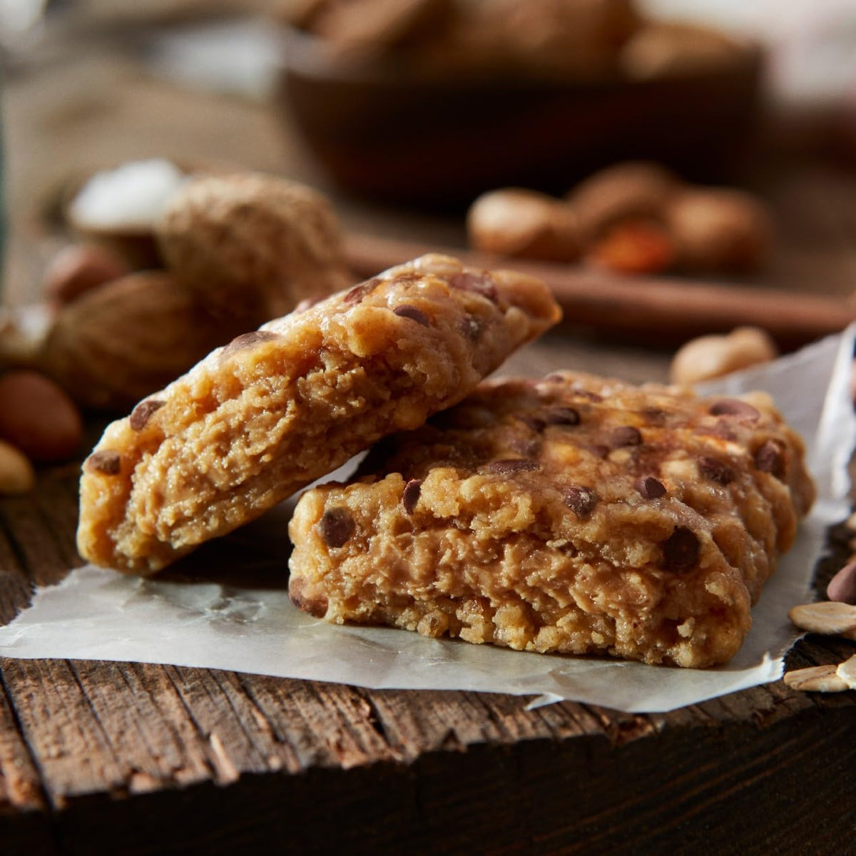 Nut Butter Filled Bar bio (12x50g) Chocolate Chip & Peanut Butter