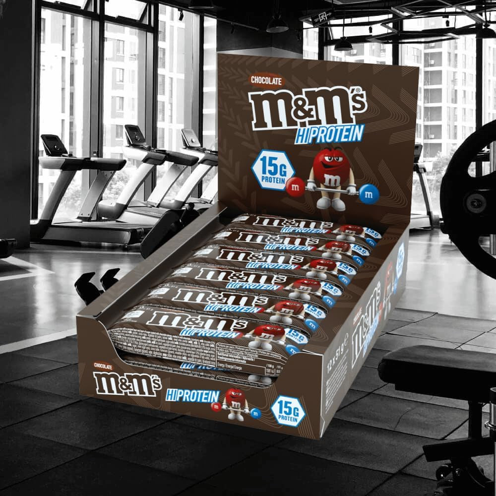 M&M's Hi-Protein Bar (12x51g) Chocolate
