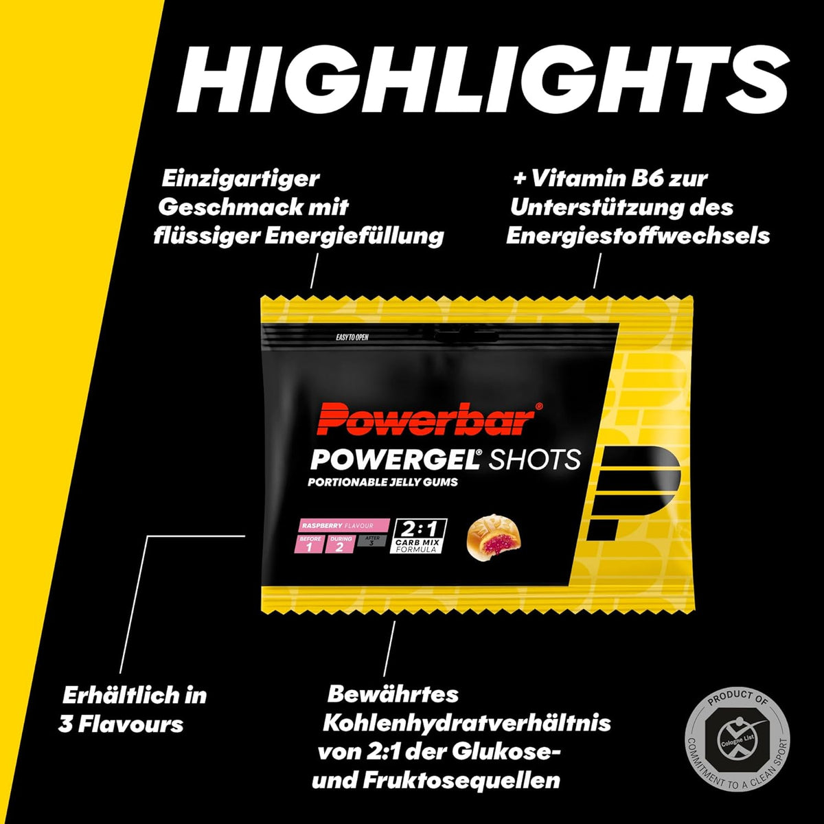 Powergel Shots (60g) Himbeere