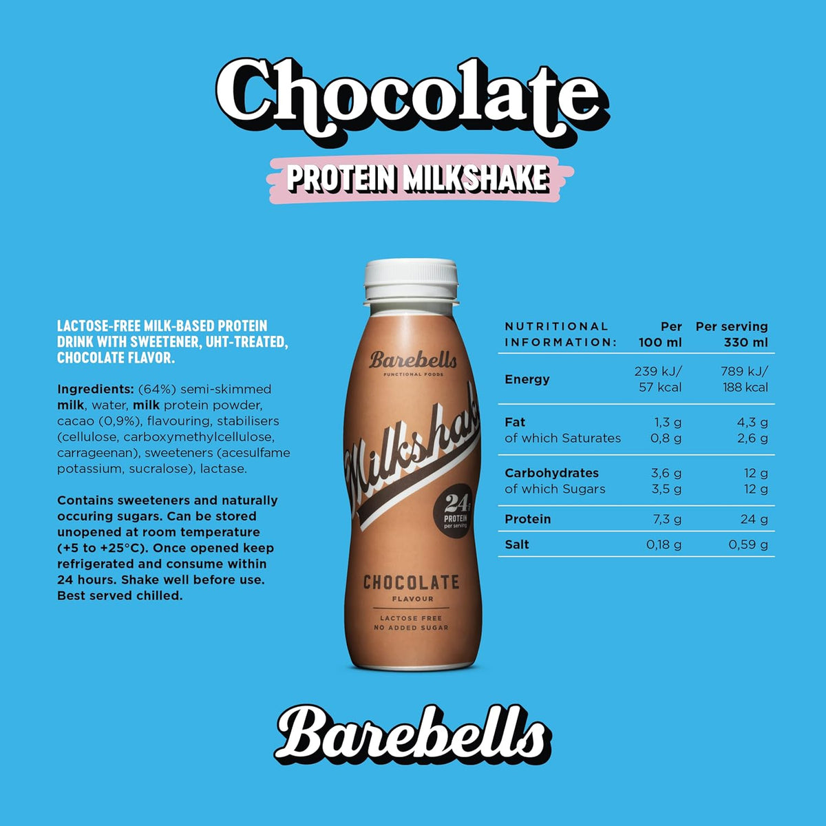 Milchshake (8x330ml) Chocolate