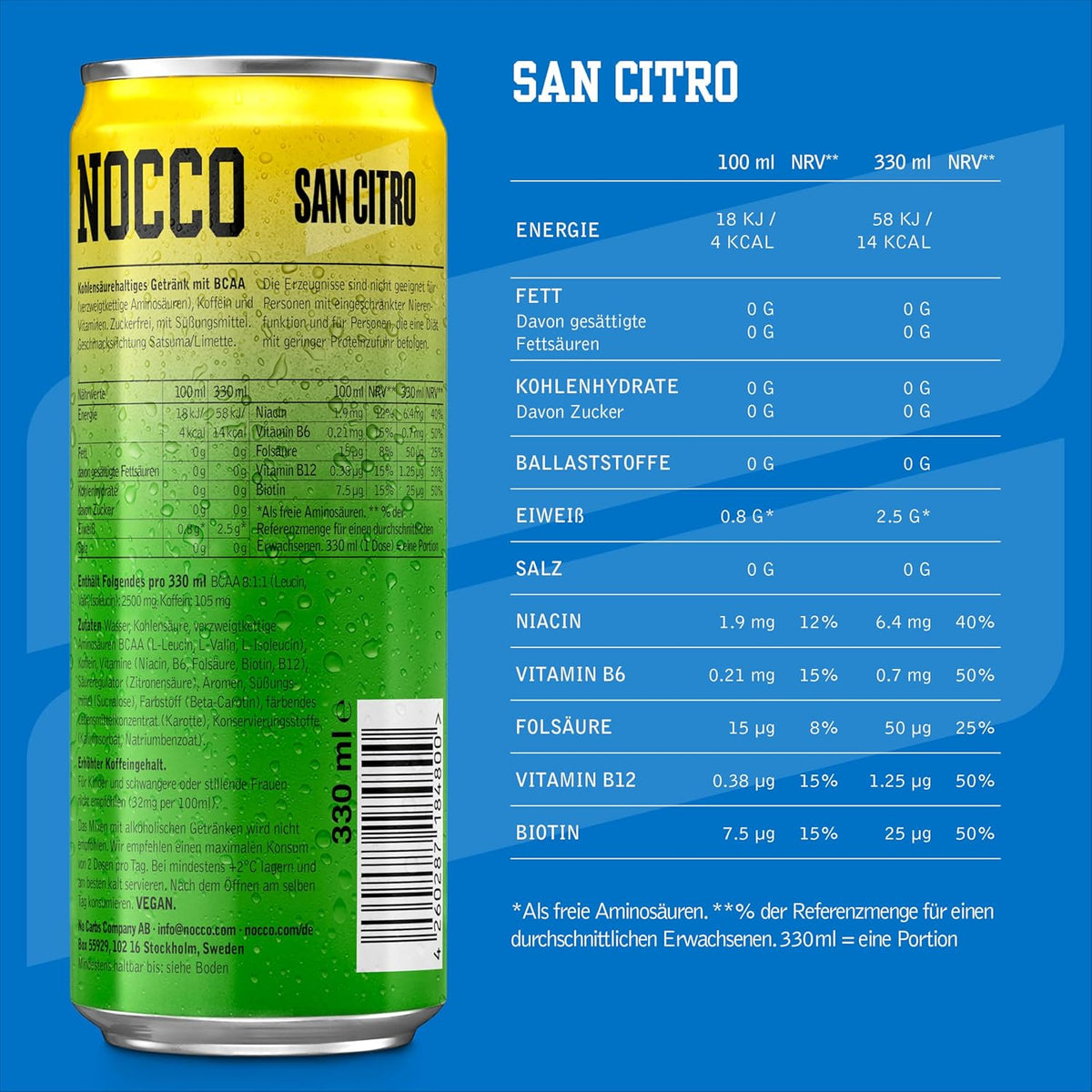 Nocco BCAA (330ml) San Citro