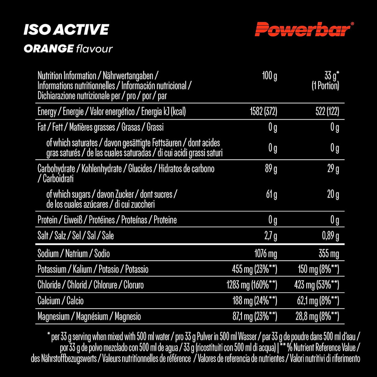 Isoactive - Isotonic Sports Drink (1320g) Orange