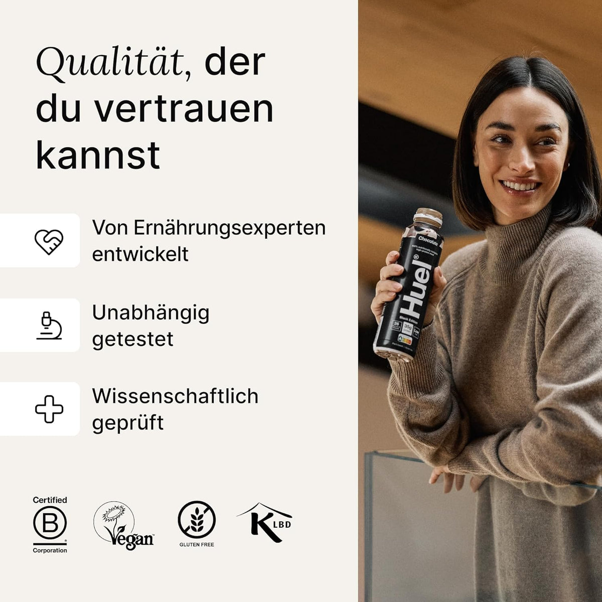 Huel Black Edition Trinkmahlzeit (8x500ml) Strawberry Banana