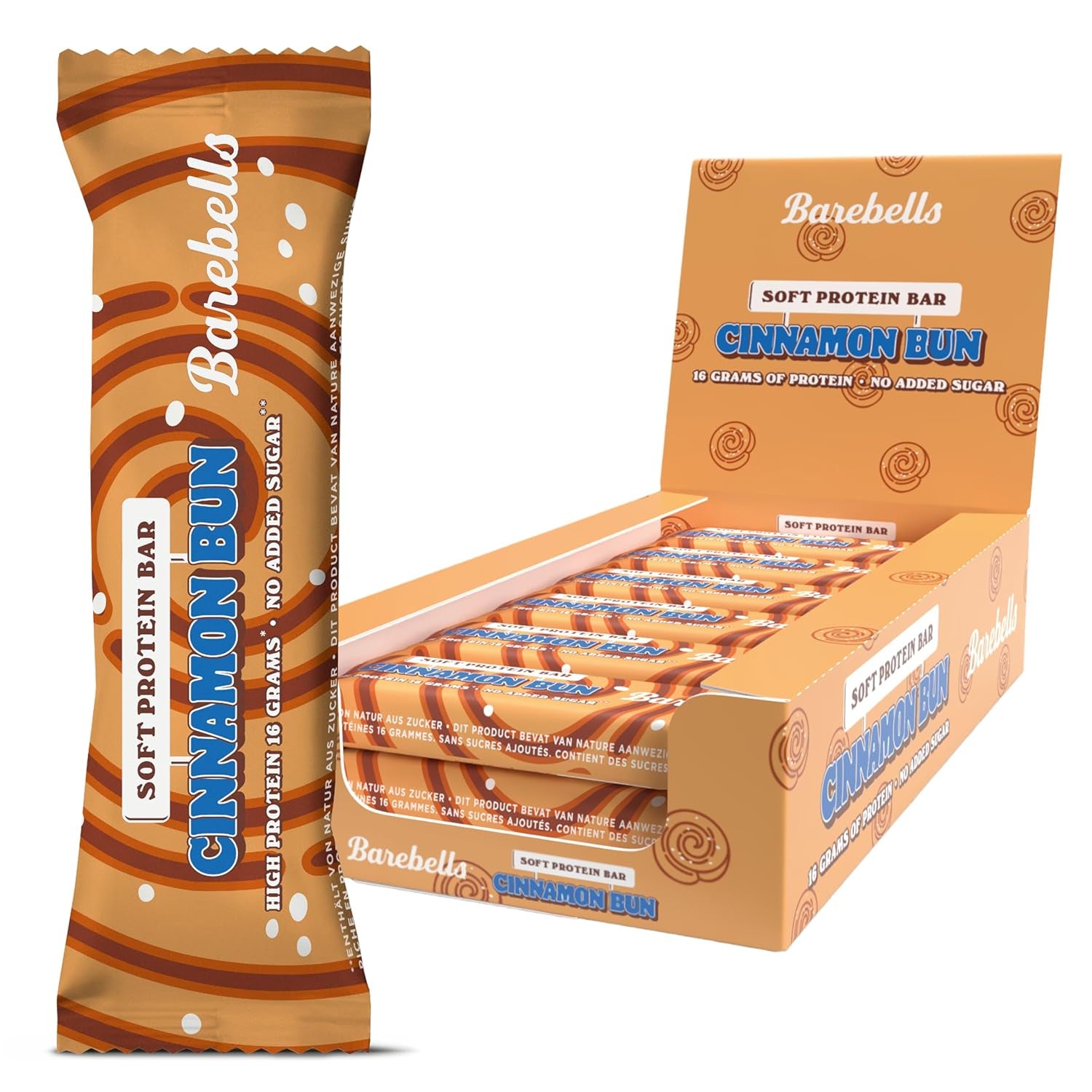 Soft Protein Bar (12x55g) Cinnamon Bun