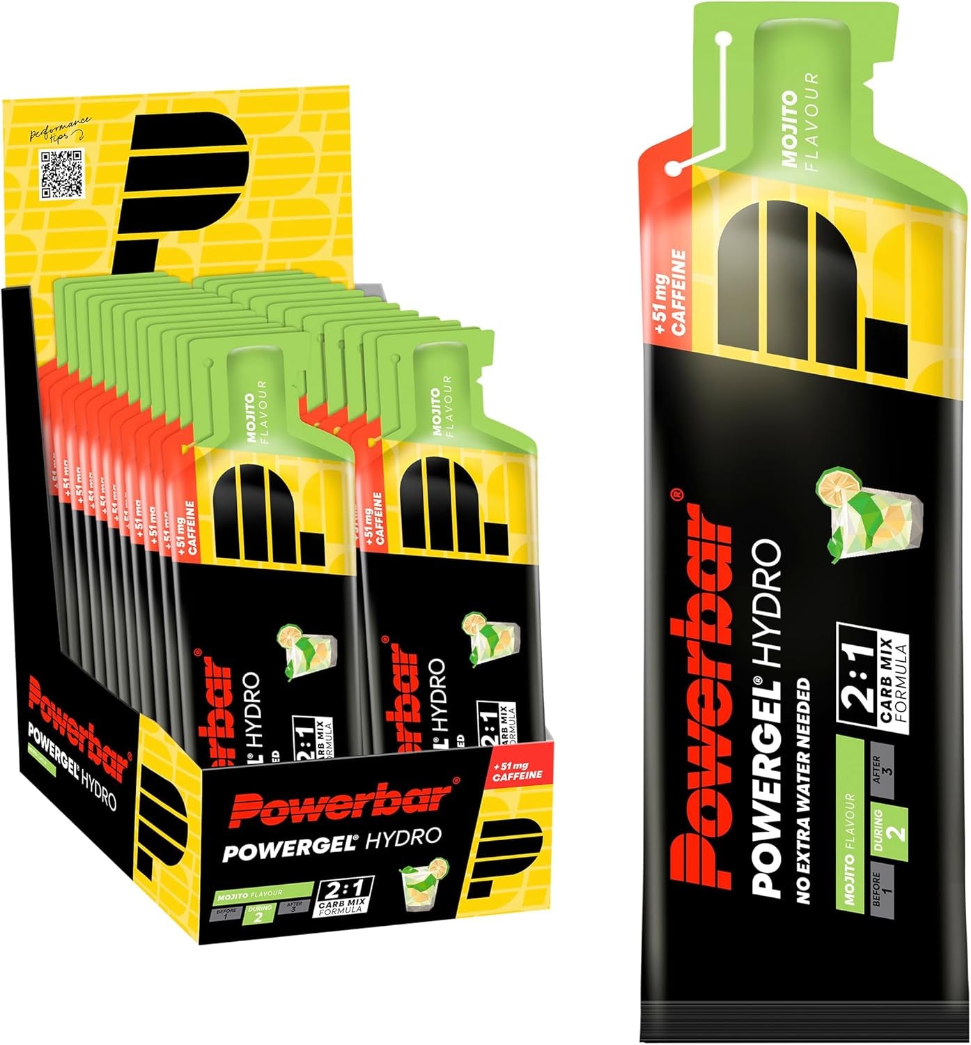 PowerGel Hydro (24x67g) Mojito mit Koffein