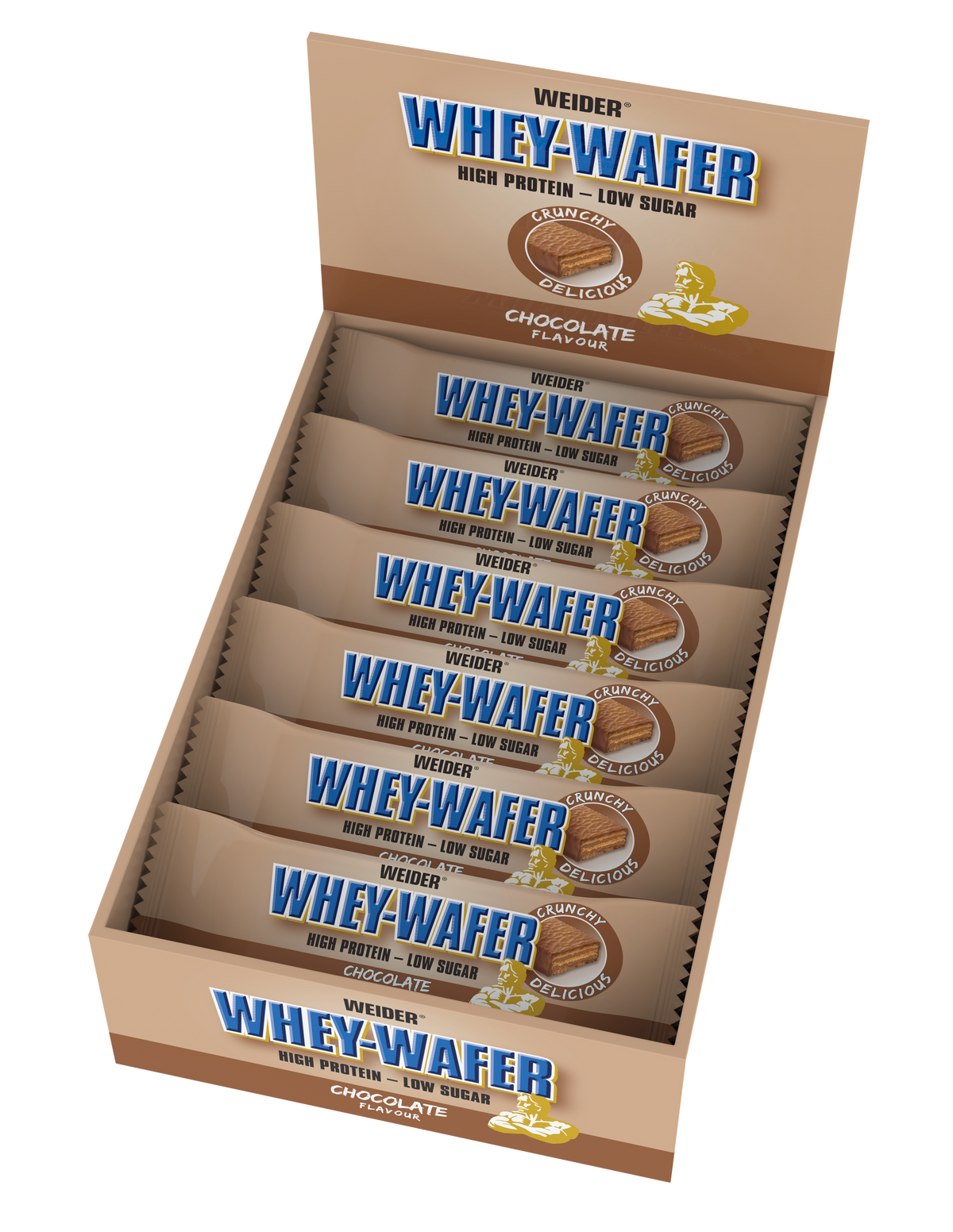 Whey Wafer Bar (12x35g) Schokolade