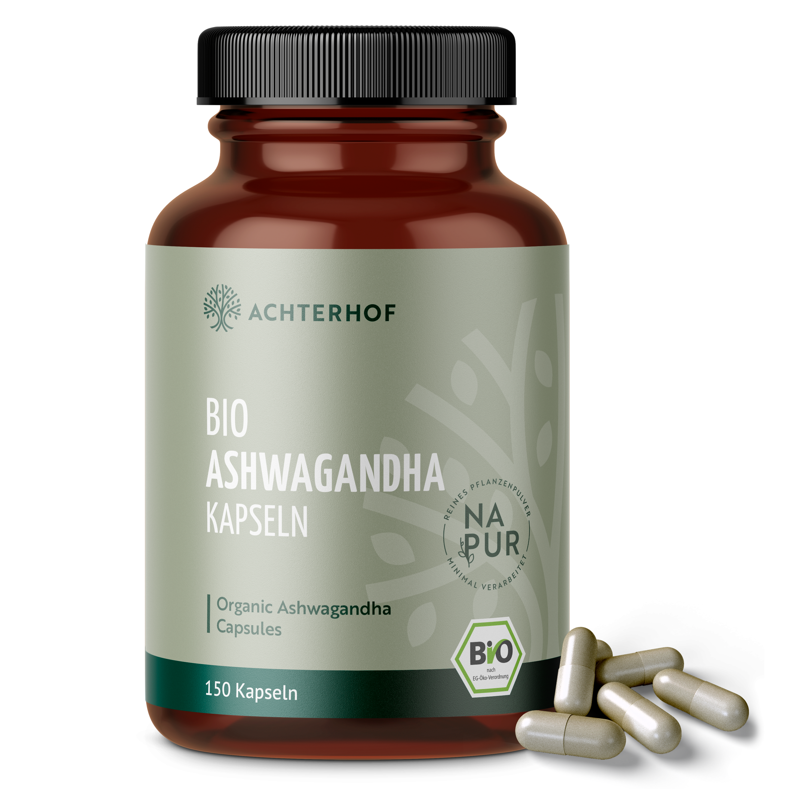 Bio Ashwagandha Kapseln (150 Kapseln)