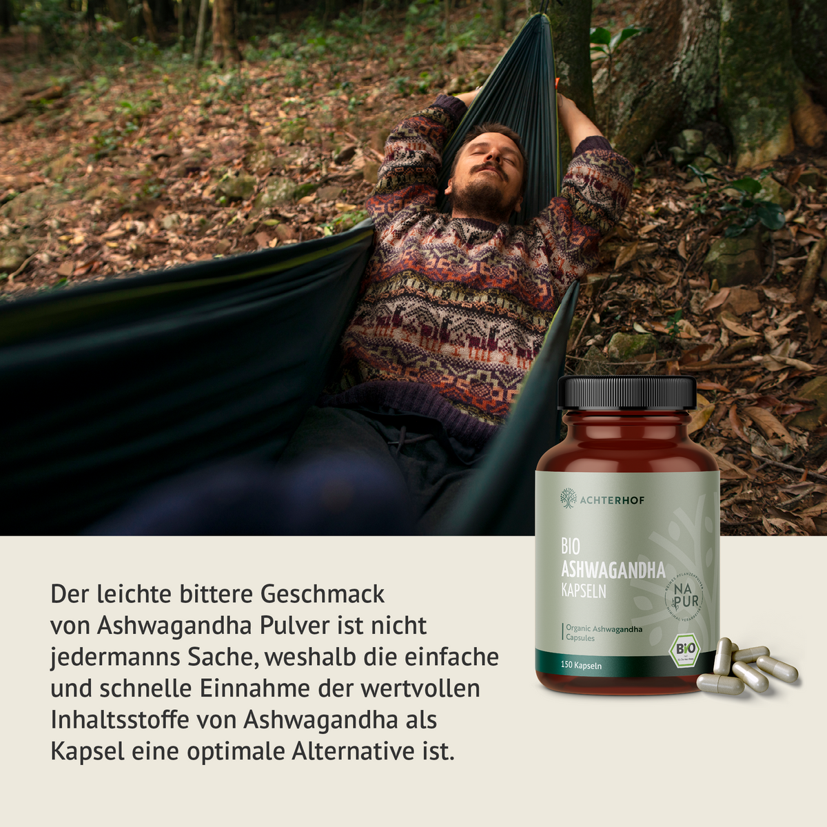 Bio Ashwagandha Kapseln (150 Kapseln)